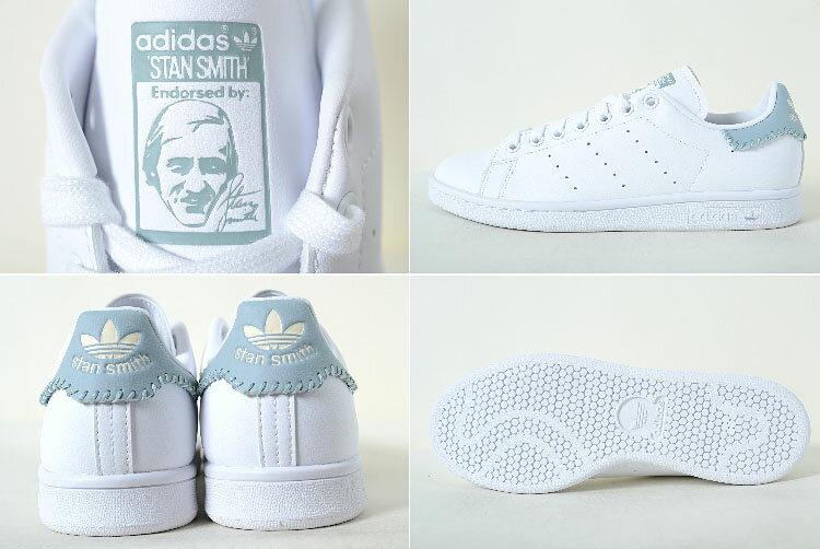 adidas STAN SMITH W アディダス スタンスミス W ホワイト×グレー 白 レディース スニーカー gy9380