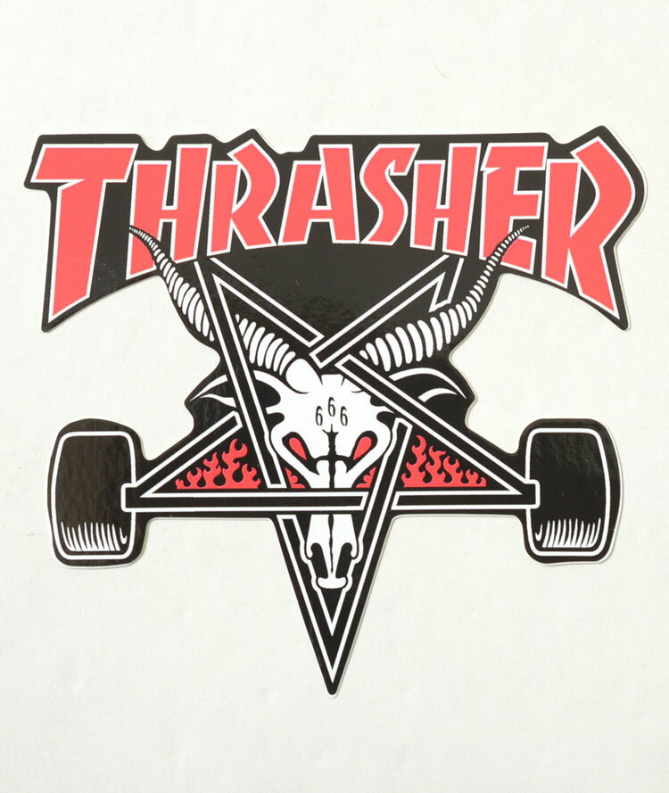 THRASHER STICKER å㡼 ƥå ֥åߥå 