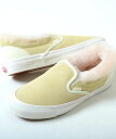 VANS OG CLASSIC SLIP ON バンズ OG クラシック スリッポン イエロー メンズ スニーカー vn0a45jktiw