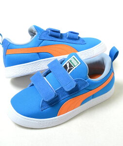 17cm-22cmPUMA SUEDE LIGHT-FLEX POP V PS ס  饤ȥեå ݥå V PS ֥롼x  å ˥ kids junior ˡ Ҷ 381907-03