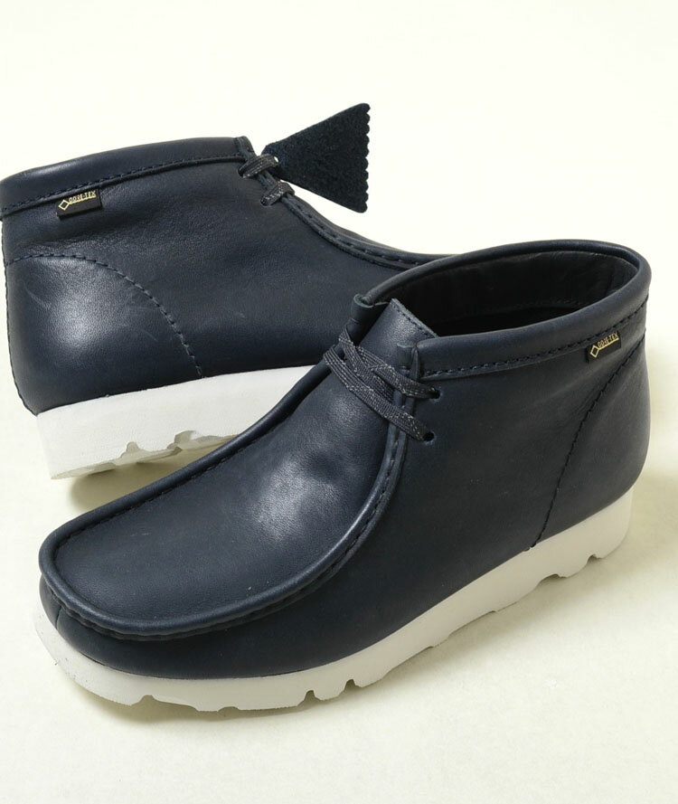 CLARKS WallabeeBT GTX クラークス ワラビーブーツ ゴアテックス ブラック インク ブルー ネイビー メンズ シューズ 44519