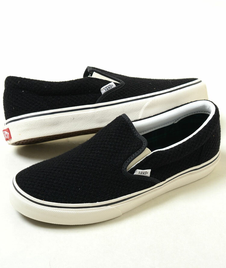 VANS SLIP-ON ヴァンズ バンズ スリッポン ブラック 黒 メンズ スニーカー 568473-0001
