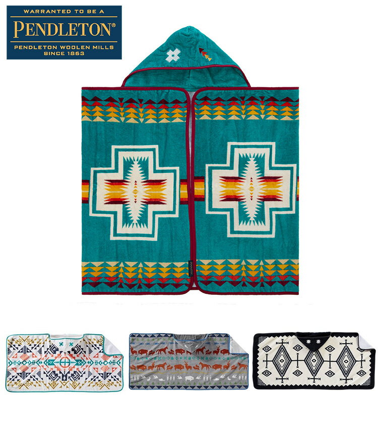 Pendleton ペンドルトン プリンテッド フーデット ベビー タオル 704538