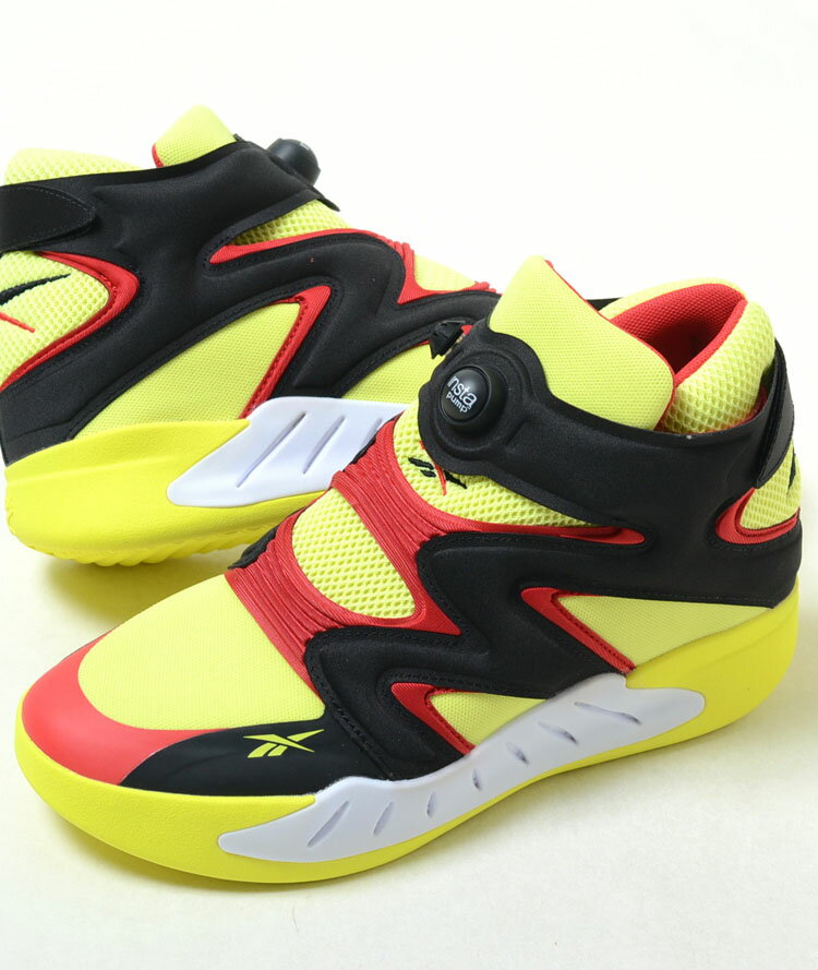 Reebok INSTA PUMP FURY ZONE リーボック インスタ ポンプフューリー ゾーン アシットイエロー ブラック レッド 黄 黒 赤 メンズ スニーカー g55142