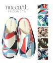 nowartt PRODUCTS 外縫いスリッパ 室内履き 迷彩 フラワー 鳥