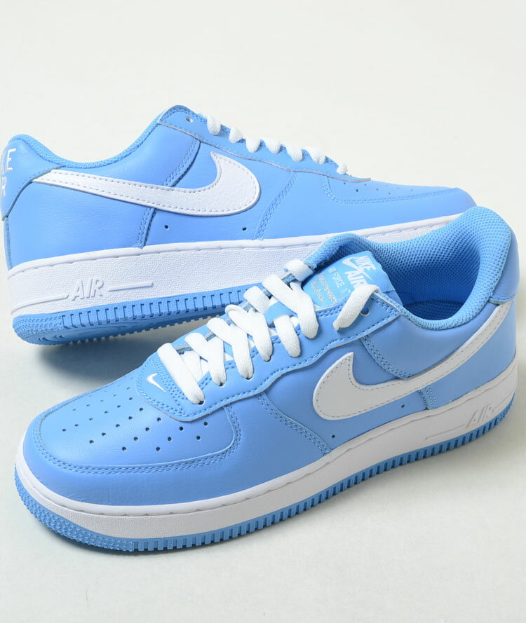 NIKE AIR FORCE 1 LOW RETRO ナイキ エア フォース 1 ロー レトロ ブルーxホワイト 水色x白 メンズ スニーカー dm0576-400