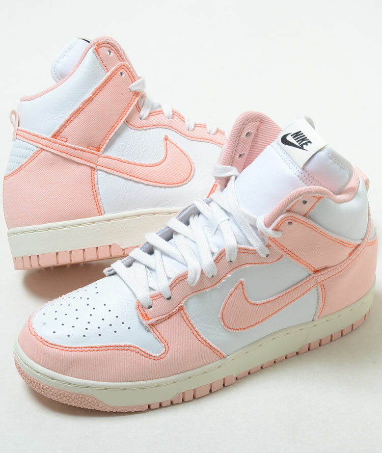 WMNS NIKE DUNK HIGH 1985 ウィメンズ ナイキ ダンク ハイ 1985 ホワイト×オレンジ デニム 白 メンズ スニーカー dv1143-800