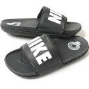 NIKE OFFCOURT SLIDE ナイキ オフコート スライド メンズ サンダル ブラックホワイト bq4639-012m