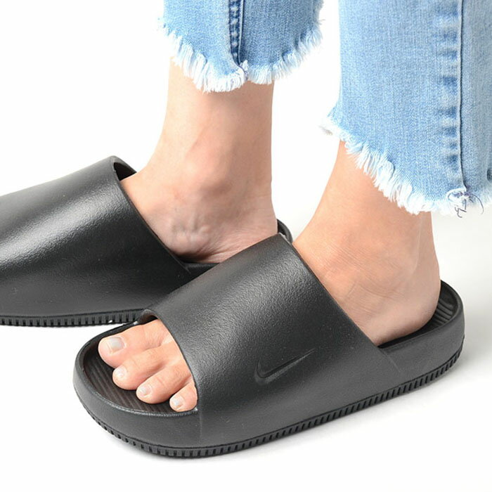 NIKE CALM SLIDE ナイキ カーム スライド レディース サンダル ブラック fd4116-001l