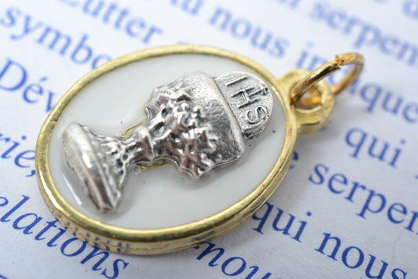 【ロザリオ ネックレス】【ゴシック】【定番人気】【ギフト】【お守り】☆本場 教会 カトリックの国、イタリア・バチカン買付け★ペンダントヘッド★【sep_pt】