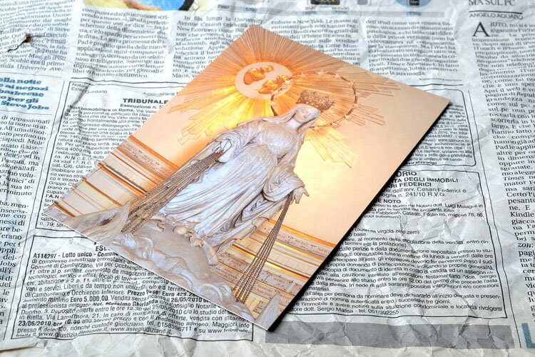 【ロザリオ ポストカード】【ゴシック】【定番人気】【ギフト】【お守り】☆本場 教会 カトリックの国、フランス買付け★ポストカード★【sep_pt】