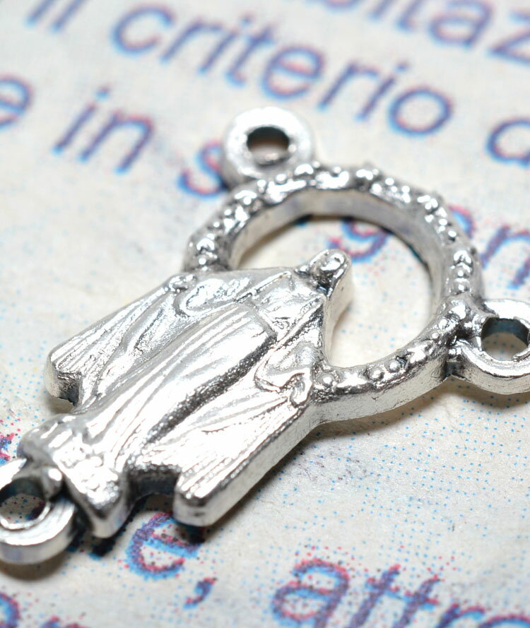 【ロザリオ ネックレス】【ゴシック】【定番人気】【ギフト】【お守り】☆本場 教会 カトリックの国、イタリア・バチカン買付け★ペンダントヘッド★【sep_pt】