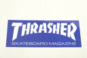 THRASHER STICKER スラッシャー ステッカー ブルー 大