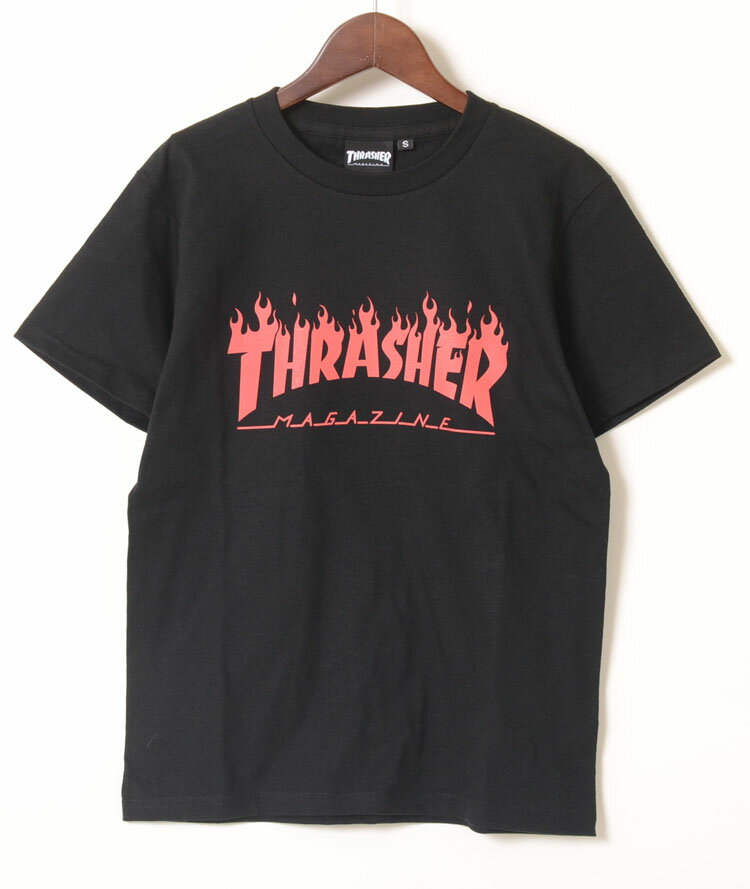 ■商品説明 【100-160サイズ】THRASHER TEE スラッシャー ティシャツ ブラック ベビー baby キッズ kids 子供服 THRASHER ロゴ スケーターに愛されるブランドスラッシャーの子供用ティシャツです。 定番人気のロゴがシンプルなストリートスタイルを演出してくれる一着です。 細身のつくりですので、普段より1サイズアップをおすすめします。 ■カラー ブラック ■サイズ 100cm 110cm 120cm 130cm 140cm 150cm 160cm ※商品の画像につきましてはお客様がご利用になられるモニターの色の違いや光の関係により実際の商品の色合いと異なる場合がございます。予めご了承ください。【100-160サイズ】THRASHER TEE スラッシャー　ティシャツ ブラック ベビー baby キッズ kids 子供服 THRASHER ロゴ 18m440-42-blkred