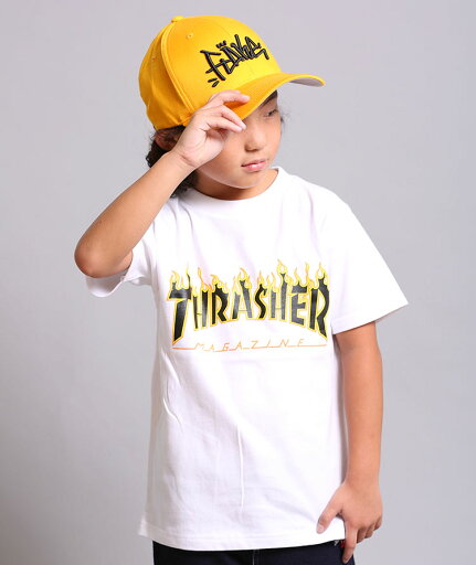THRASHER TEE スラッシャー Tシャツ 半袖 ベビー キッズ 子供服 THRASHERロゴ誕生日 プレゼント THRASHER TEE スラッシャー Tシャツ 半袖 ベビー キッズ 子供服 THRASHERロゴ誕生日 プレゼント