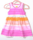 Jim Thompson ジム トンプソン 太ストライプ ワンピース ピンク オレンジ ベビー KIDS キッズ 子供服 2歳 3歳 4歳 5歳 女の子誕生日 プレゼント