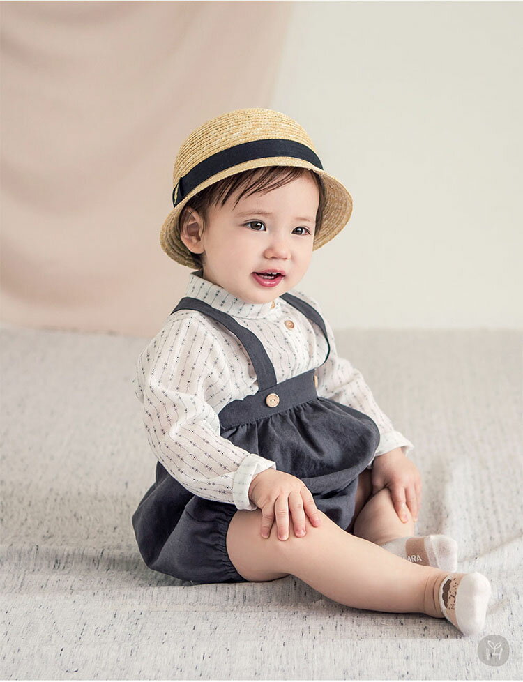 子供服 ベビー服 シャツ ブラウス HAPPY PRINCE ベビー KIDS キッズ コットン リネン お出かけ 1歳 2歳 夏 シンプル 上品 フォーマル カジュアル ベーシック誕生日 プレゼント