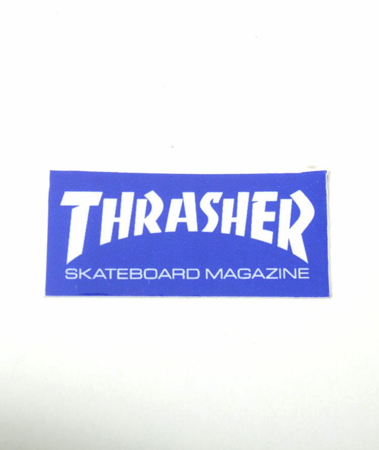 THRASHER BOX MAG LOGO STICKERS スラッシャー ボックス マグ ロゴ ステッカー ブルー