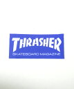 THRASHER BOX MAG LOGO STICKERS スラッシャー ボックス マグ ロゴ ステッカー ブルー