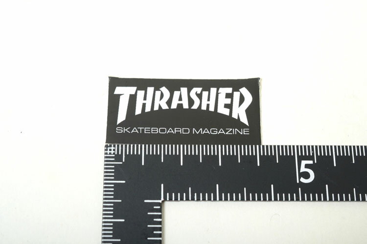 THRASHER BOX MAG LOGO STICKERS スラッシャー ボックス マグ ロゴ ステッカー ブラック 2