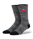 STANCE スタンス Socks ソックス blackstar 靴下 ストリート スケーター スケート バスケット メンズ ブラック ストライプ プレゼント