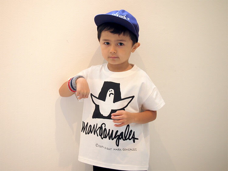 【100-150サイズ】MARK GONZALES マーク ゴンザレス ゴンズ ワイド ボディ ティシャツ 半袖 ベビー baby キッズ kids 子供服 mg19s02誕生日 プレゼント