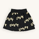 CarlijnQ カーラインク sweet柄 スカート 女の子 ブラック 95cm-150cm 子供服 春秋冬