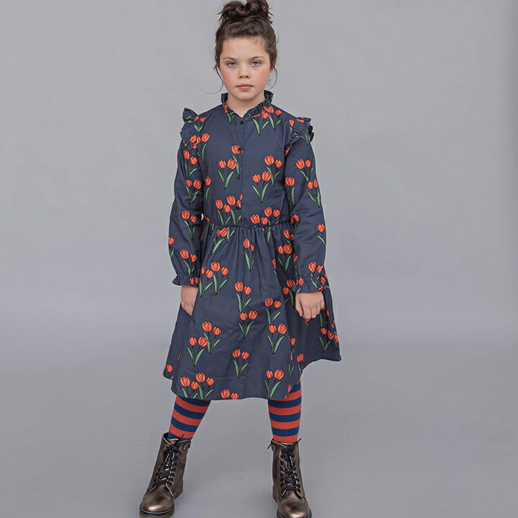honeyʥϥˡˤ㤨CarlijnQ 饤 ԡ tulips - girls blouse dress KIDS å Ҷ ֥  衼å 140cm 150cm 160cm Ҷ λ ƥʥ֥ ١ ֥饦ԡ ֥롼 塼å Ĺµ Υ른å ͡פβǤʤ13,200ߤˤʤޤ