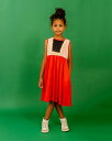 Uchu one-peace ワンピース ノースリーブ レッドxモスピンク KIDS キッズ 子供 かわいい ガーリー おしゃれ 春夏 ブルー zozio ゾジヲ ゾジオ 100cm 110cm 120cm 130cm 140cm 150cm 子供服 女の子 ジュニア