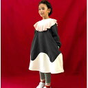 zozio ゾジオ Aライン ワンピース Azma one-piece キッズ 子供 女の子 秋冬 綿 ブラック 80cm 〜150cm
