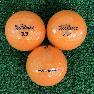 【中古】TITLEIST VG3 2018年モデル オレンジパール 20球【ABランク】【ロストボール】