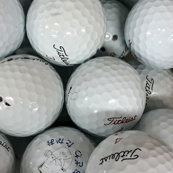 【送料無料】ロストボール タイトリスト Titleist PRO V1x 全年代混合 30球 【A+ABランクマーカー入り】 ゴルフボール 【中古】 エコボール