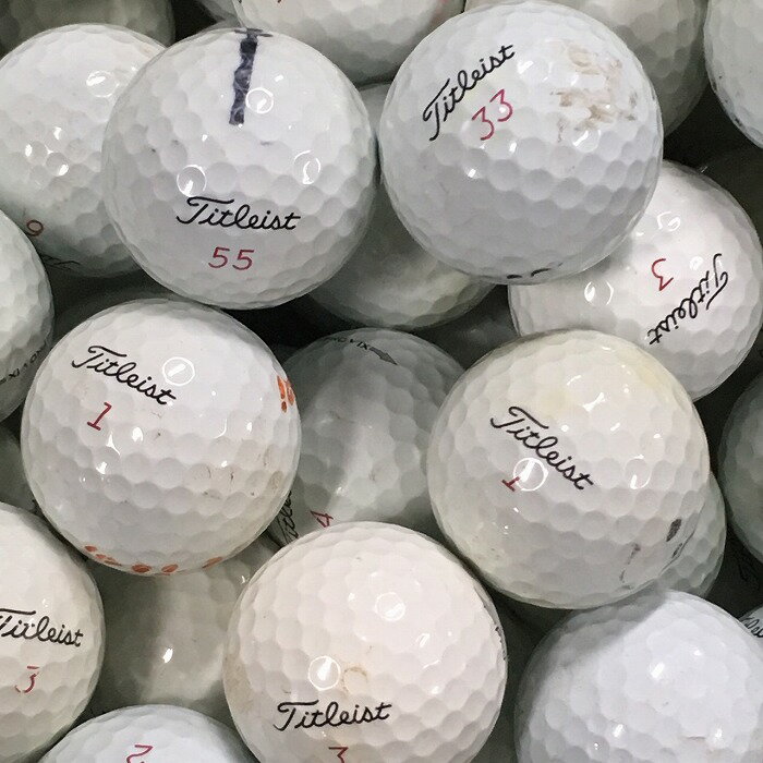 【送料無料】ロストボール タイトリスト Titleist PRO V1x 年代混合（2015年以前） 100球 【Bランク】 ゴルフボール 【中古】 エコボール