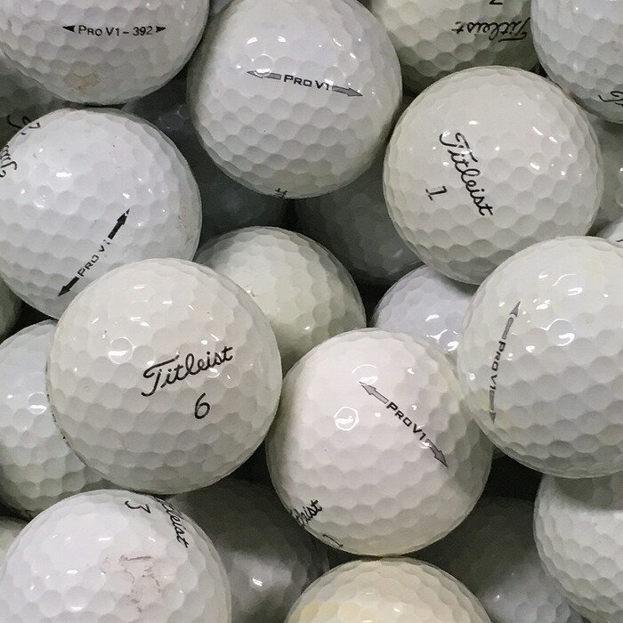 ロストボール タイトリスト PRO V1 年代混合 Bランク ゴルフボール 中古 エコボール ゴルフ ロスト 30球 50球 100球 セット 大量 白 混合 Titleist