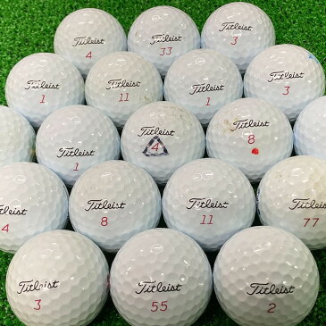 【送料無料】ロストボール タイトリスト Titleist PRO V1x 2021年 ホワイト 30球 【Bランク】 ゴルフボール 【中古】 エコボール