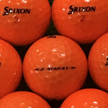 【送料無料】ロストボール スリクソン SRIXON Z-STAR XV 2019年 プレミアムパッションオレンジ 12球 【Aランク】 ゴルフボール 【中古】 エコボール