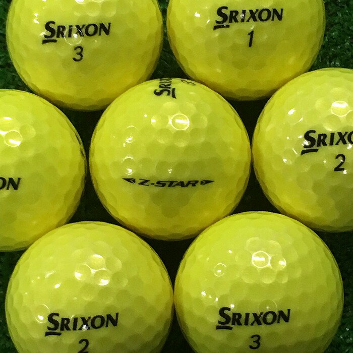 【送料無料】ロストボール スリクソン SRIXON Z-STAR 2019年 プレミアムパッションイエロー 20球 【ABランク】 ゴルフボール 【中古】 エコボール