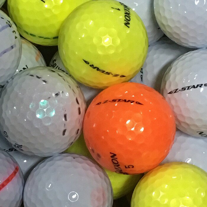 ロストボール スリクソン Z-STAR 2019年 10個 A+ABランクマーカー入り ゴルフボール 中古 エコボール ゴルフ ロスト セット 大量 白 色付き カラー 混合 10球 SRIXON