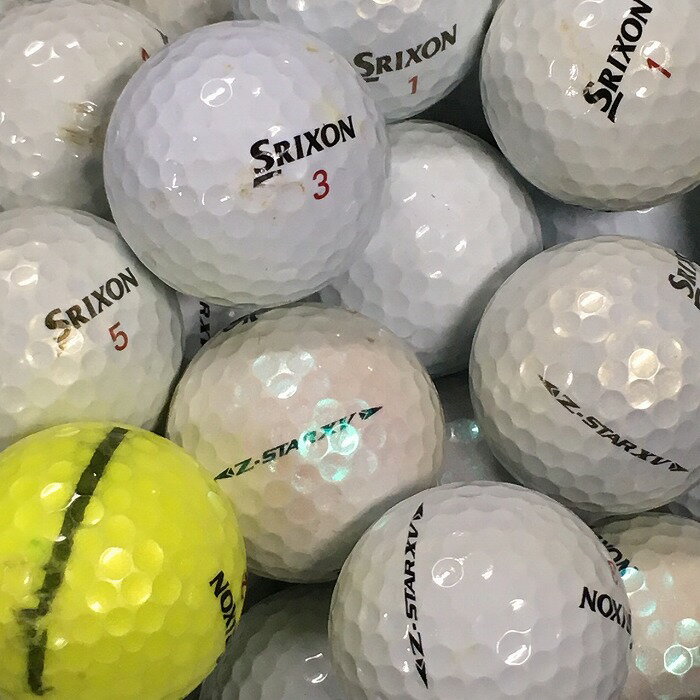 【送料無料】ロストボール スリクソン SRIXON Z-STAR XV 2019年 20球 【Bランク】 ゴルフボール 【中古】 エコボール