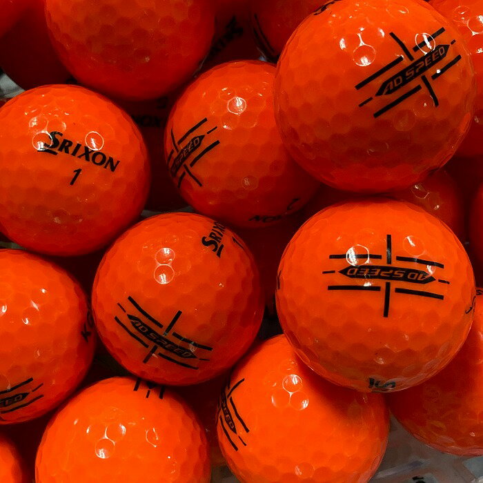 ロストボール スリクソン AD SPEED オレンジ 20個 Aランク ゴルフボール 中古 エコボール ゴルフ ロスト セット 大量 色付き カラー 20球 SRIXON 送料無料