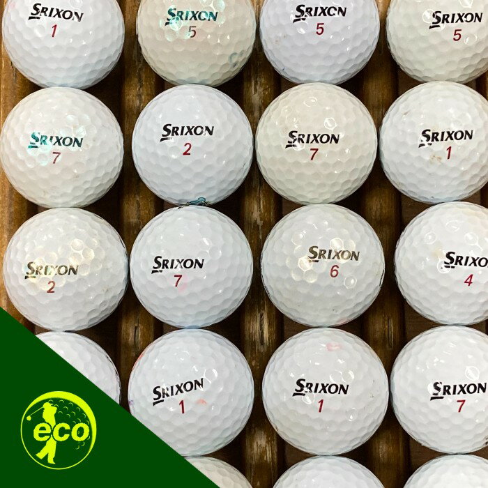 ロストボール スリクソン Z-STAR XV 年代混合 ホワイト 20個 Bランク ゴルフボール 中古 エコボール ゴルフ ロスト セット 大量 白 20球 SRIXON 送料無料