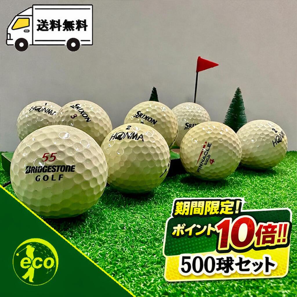 ロストボール ブランド混合 訳あり 500球 Bランク ゴルフボール 中古 エコボール