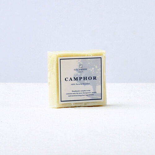 KUSU HANDMADE くすのきピュアリソープ 60g 洗顔せっけん 石けん くすのき 日本製 カンフル カンファー..