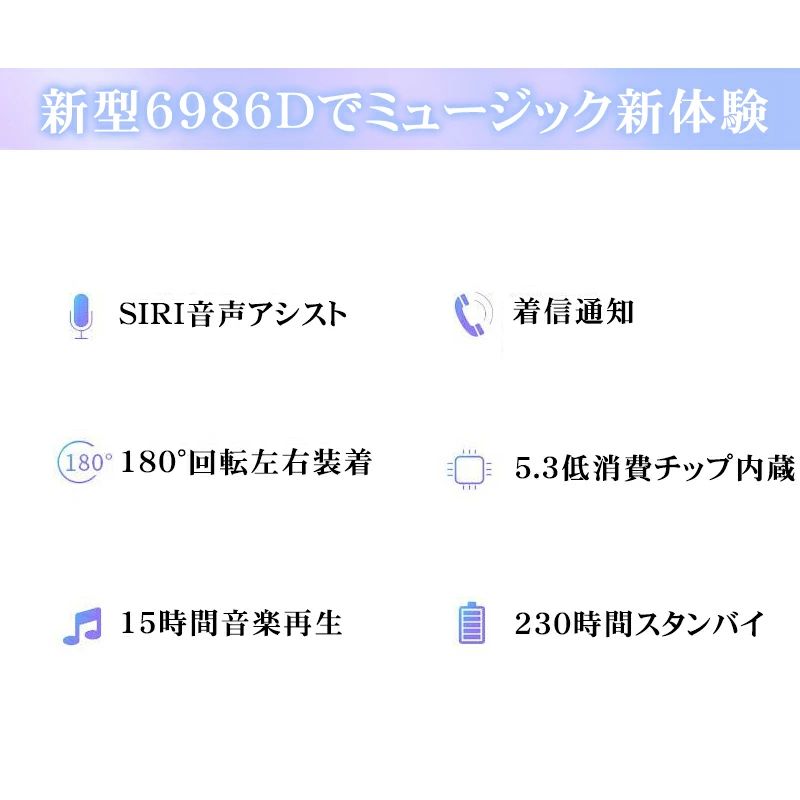 Bluetooth5.3 ブルートゥース イヤホン iPhone Android ワイヤレスイヤホン 防水 ...