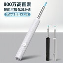 耳かき イヤースコープ 耳掃除 耳掻き 子供 LEDライト カメラ付き 耳垢クリーニング 口腔ケア 耳 鼻 小型レンズ 介護耳かき 便利 充電式 最新版 800万高画素