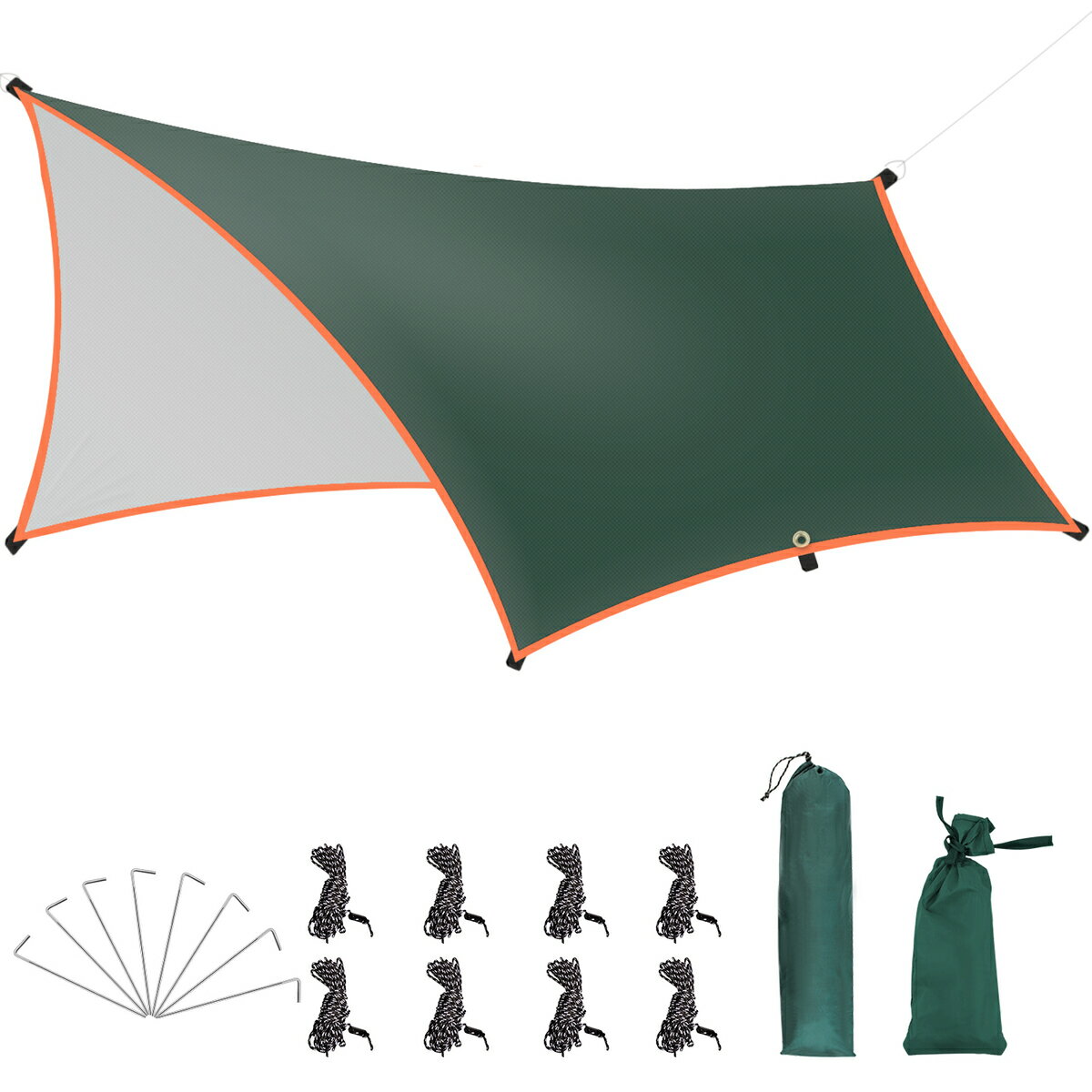 【マラソン期間限定ポイント5倍】YTA 防水タープ 紫外線カット キャンプタープ 多機能 ヘキサタープ 天幕シェード 日除け 遮光 遮熱 難燃 ソロ 大きいサイズ 超軽量 携帯便利 登山 アウトドア 運動会 ピクニック コンパクト 収納袋付き(3*5m)通販格安セール情報 楽天 通販