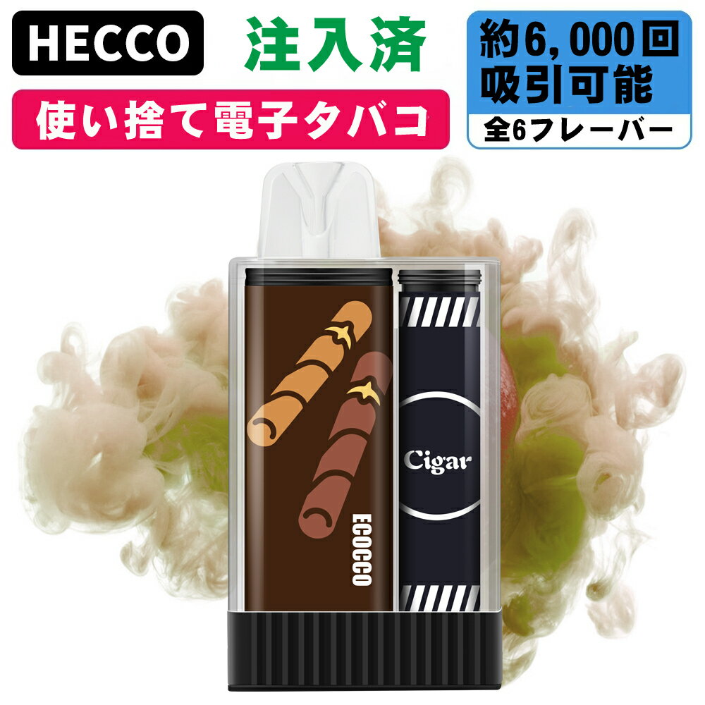 ポケットシーシャ 使い捨て電子タバコ 6,000回吸引可能 シーシャ フレーバー リキット注入済 持ち運びシーシャ 水蒸気 禁煙グッズ ニコチンなし vape ...