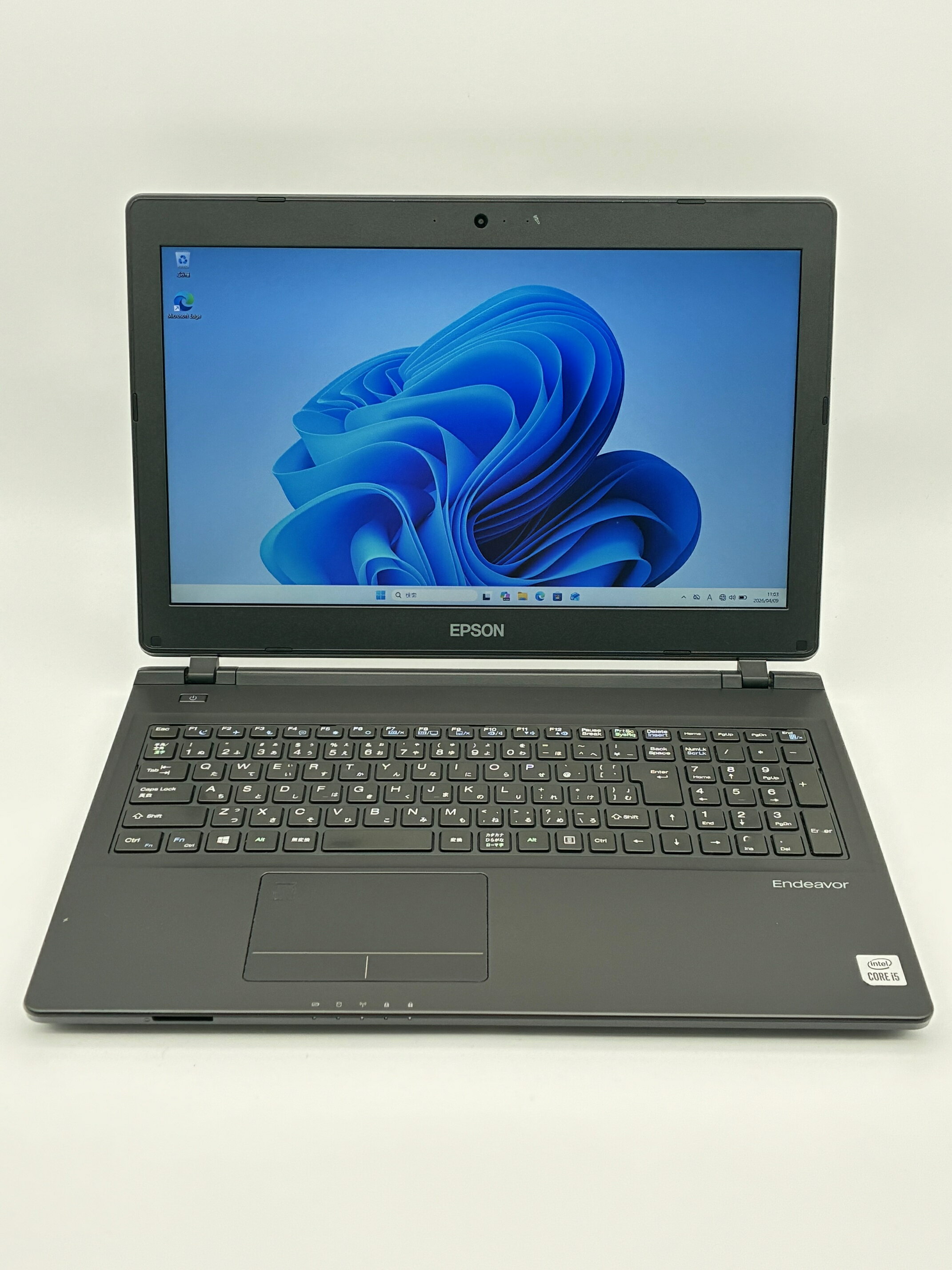中古 ノートパソコン エプソン Endeavor NJ4400E-2 Core i5-10210U 第10世代 メモリ8GB SSD240GB 15.6型 FHD Windows11 Pro Office付き Webカメラ DVD HDMI VGA テンキー