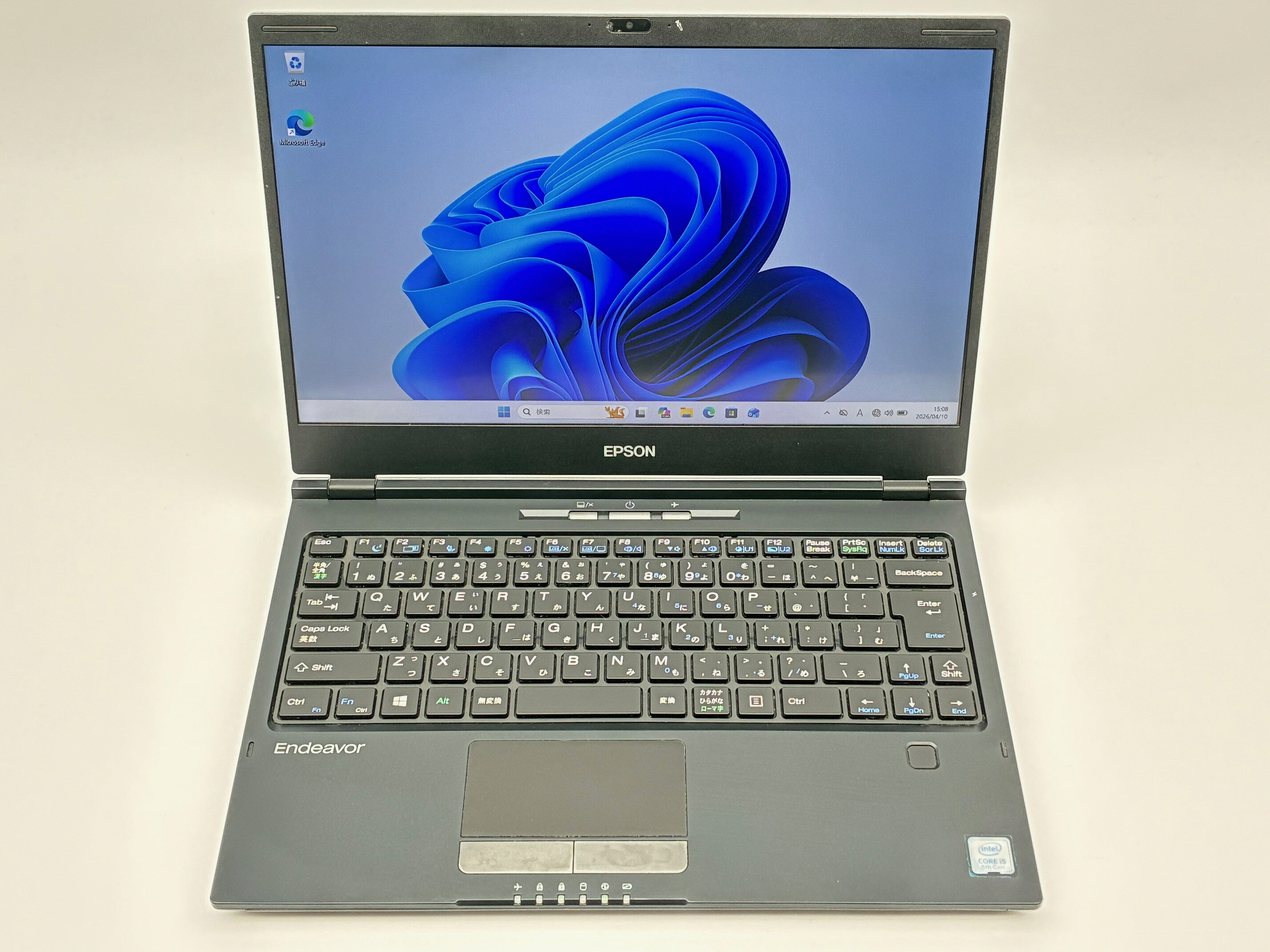 中古 ノートパソコン EPSON エプソン Endeavor NA520E Core i5-8265U 第8世代 メモリ8GB SSD256GB 13.3型 フルHD Windows11 Pro Office付き Webカメラ USB-C HDMI VGA