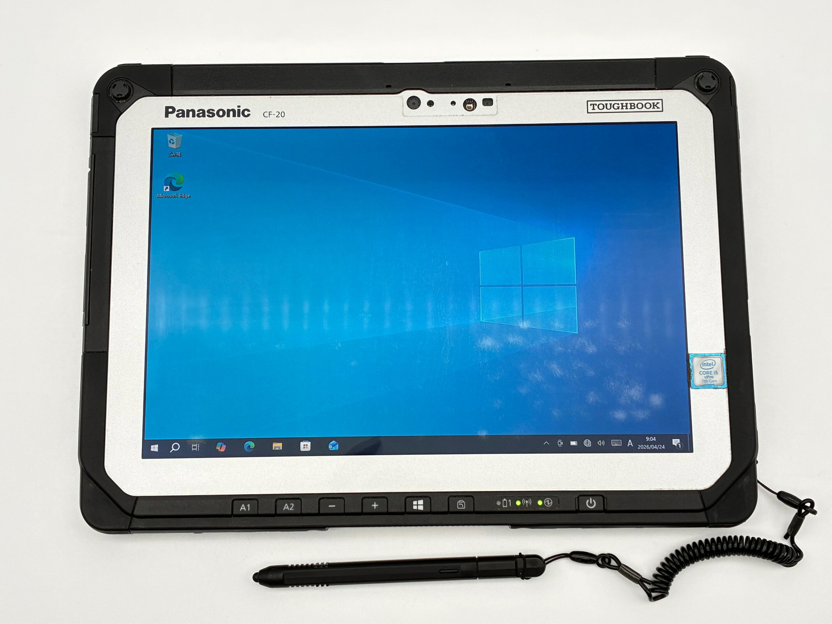 中古 2in1 タブレットPC Panasonic TOUGHBOOK CF-20 Core i5-7Y57 メモリ8GB SSD256GB 10.1型 WUXGA タッチパネル Windows10 Pro Webカメラ Office付き 頑丈 ノートパソコン ecodirect-10169772 ECOダイレクト サンプル画像2